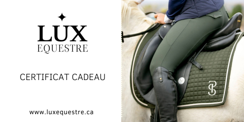 Certificat cadeau LuxEquestre