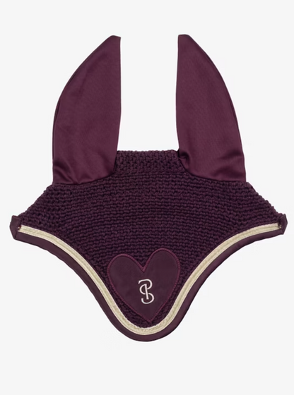 Bonnet 'Heart' - Aubergine