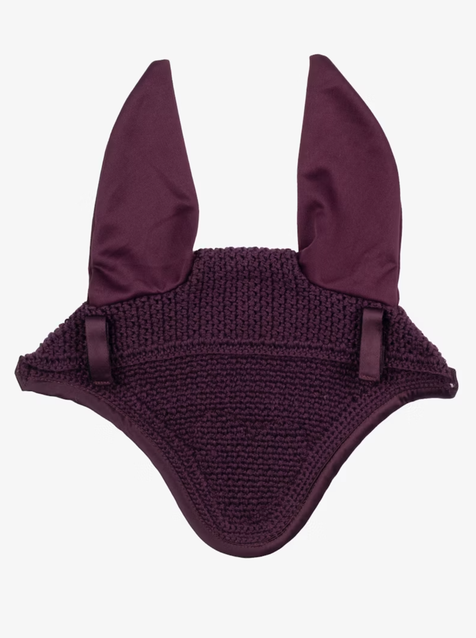 Bonnet 'Heart' - Aubergine