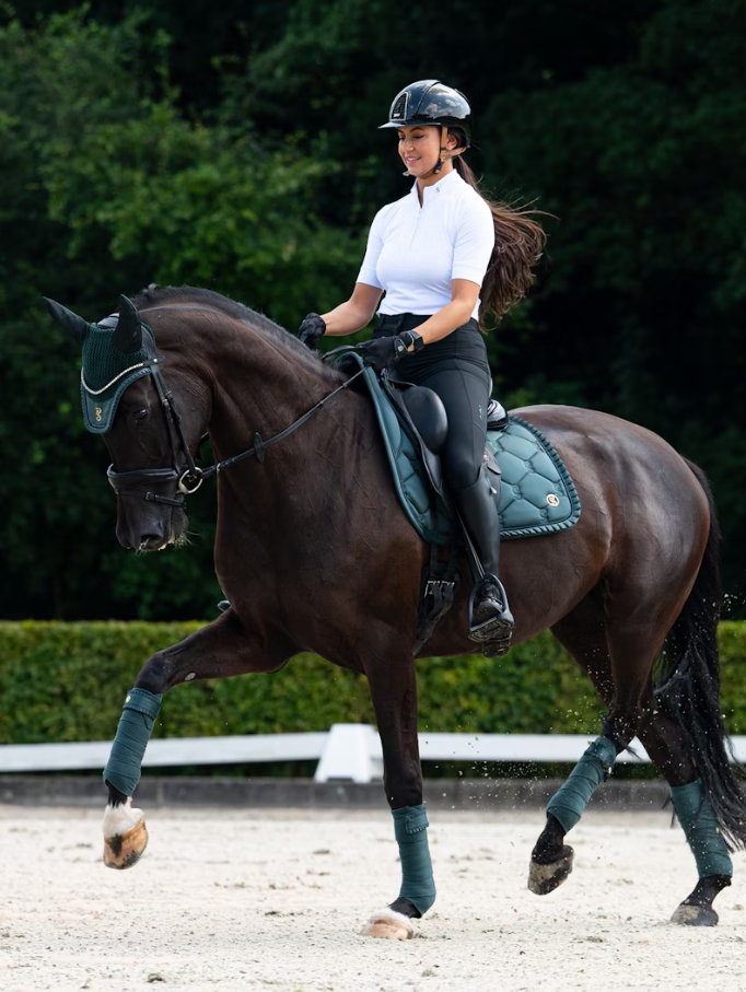 Dressage 'Ruffle' - Midnight Green